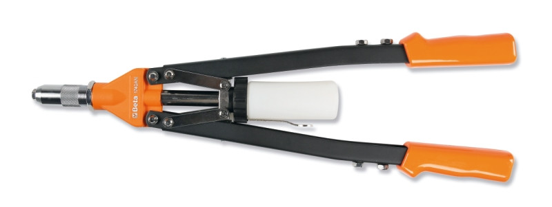 Erősített kétkezes szegecshúzó 5 darab tartalék betéttel