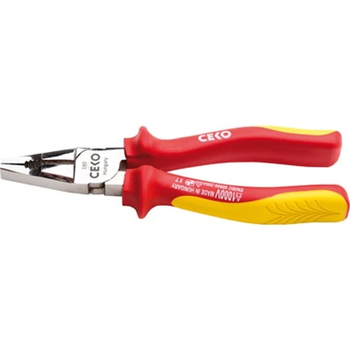 Telefonfogó egyenes szigetelt krómozott Ceko