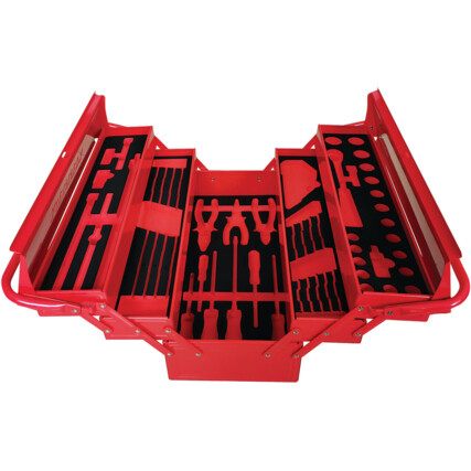 Hordozható szerszámosláda 5 rekeszes