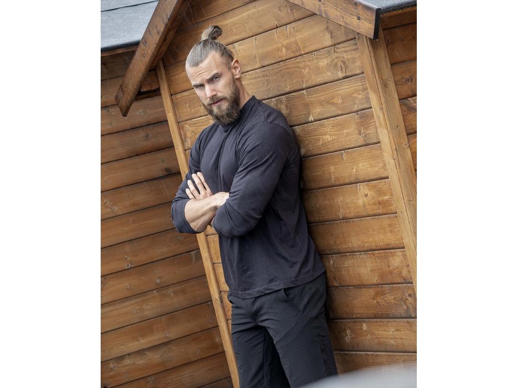 Póló Ardon Cuba hosszú ujj fekete