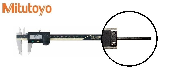 Digitális tolómérő kör keresztmetszetű mélységmérővel Mitutoyo Top-Line akciós
