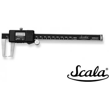 Digitális tolómérő befelé álló mérőcsőrrel Scala